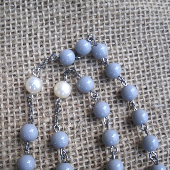 Handmade Resin & Faux Pearl Beads Rosary - Picture 5 of 14